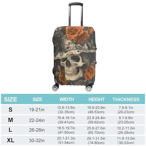 Wearing A Hat Suitcase Covers Luggage Protector - Travel Elastic Baggage Case Protective, Washable Anti-scratch Large Suit Case Cover for Suitcases Fits 19-32 Inch Luggages S2