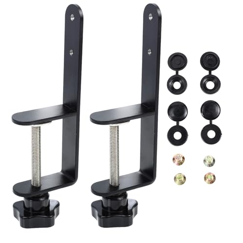 Garneck Pegboard Install Parts 2pcs Mounting Clamp Accessories for Hole Board Retail Shop Wall Display