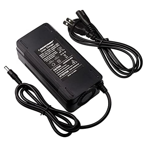 42V 4A DC Charger Power Supply Adapter 36V Electric Bike Charger Output 4A 150W Charger For Levy Electric scooter Meepo mini Skateboard Longboard 10S Lithium Battery Pack DC5.5 x 2.1 x 11mm Jack Cover