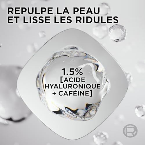 L'Oréal Paris - Świecące serum korygujące - Koryguje cienie i nawilża - Formuła z kwasem hialuronowym i kofeiną - Idealne dopasowanie - Odcień : 0,5D - 11 ml