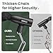 Titanker Heavy Duty Bicycle Lock Chain with Keys - 3 Feet Anti-Theft Lock for Bikes, Motorcycles, Doors, Gates, Fences, Grills (6mm Thick)