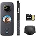 Produktbild Insta360 ONE X2 Selfie Stick Kit  5,7K 360° Action Kamera mit Stabilisierung, Wasserfest Dank IPX8, Touchscreen, automatische Videobearbeitung, Sprachsteuerung