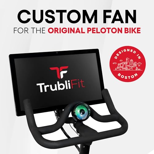 TrubliFit Fan for Peloton Bike & Peloton Treadmill - Accessories for Peloton - Fits Original, Bike+ or Tread - No Batteries or Charging Required