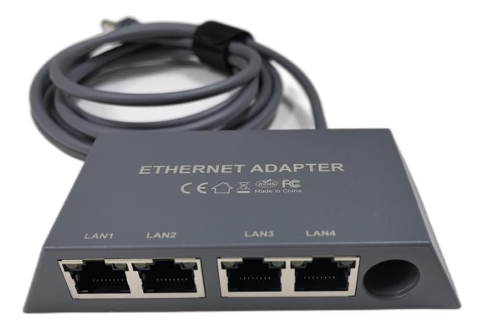 Adaptador Ethernet Compativel p/Starlink Gen 3 V4 Mini 4 Portas RJ45 Switch Gigabit 1000