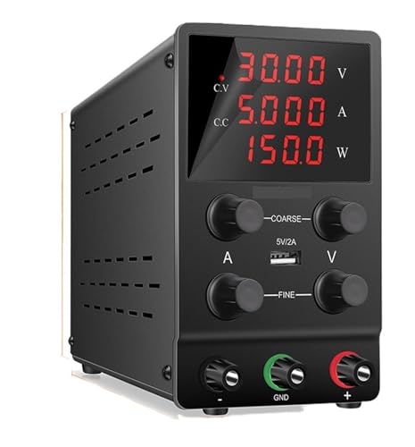 Alimentation laboratoire réglable 30V 5A DC switching noire 230V - 2