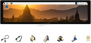 XYGStudy 11.9 inch RPi IPS Capacitive HDMI LCD 320×1480 Touch Screen Display Monitor Toughened Glass Panel Supports RPi 4 3 2 Model B B+ A+ Jetson Nano PC Windows 11/10/8.1/8 / 7