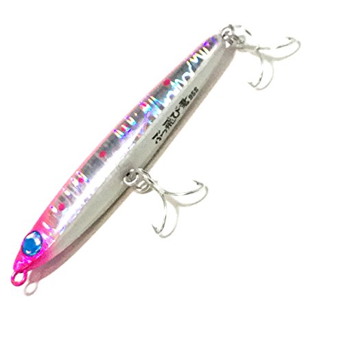 ジャンプライズ(JUMPRIZE) ミノー ぶっ飛び君95S #02ピンクウェーブ ルアー 4枚目