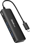 dockteck – USB C HUB 4K 60Hz, Dockteck USB-C Multiport Adapter 5-in-1 w