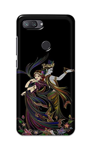 Image of Lord Radha and Krishna Hard Back Case Cover for Mi 8 Lite /Mi 8 Youth /Mi 8X Back Cover -(J5) VNS2223