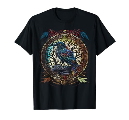 Odin's Raven Northman Valhalla Norse Mythology T-Shirt