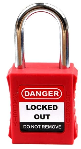 Loto Industrial Safety OSHA Padlock with Metallic Shackle-image-10