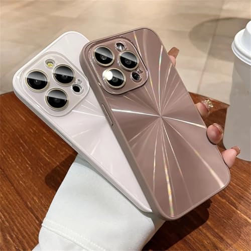 Coque iPhone 16 antichoc premium noire à effet laser métallisé