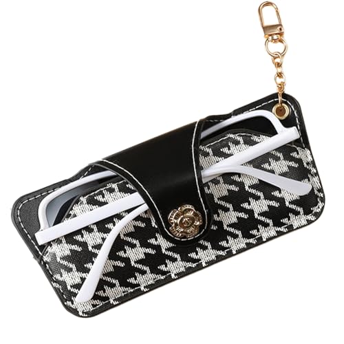 Image of kytasryl Soft Leather Sunglasses Bag,Travel Sunglass Holder Eyeglass Case Portable Slim Sunglasses Pouch