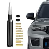 HABNVUON Car Bullet Antenna, Car Trucks Radio Antenna Mast, Heavy Duty Bullet Head...