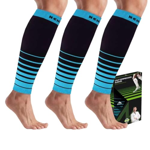 Image of NEWZILL Compression Calf Sleeves (20-30mmHg) for Men & Women Perfect Option to Compression Socks for Running Travel Nursing