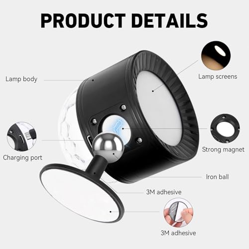 Lámpara de pared de doble cabeza RGB inalámbrica para evitar cables 7