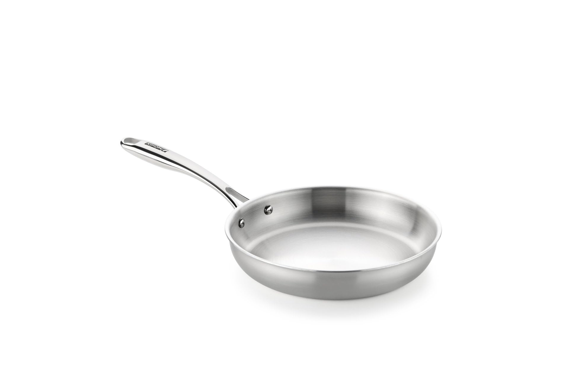 MONIX Planet Inox | Set sartenes 20-24-26 cm, acero inoxidable 18/10 | Acero Inoxidable 18/10, estructura triply acero Inox exterior, núcleo aluminio y acero Inox interior, apta para todo tipo de