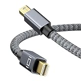 Mini Displayport to Mini Displayport Cable 10FT, (Not Thunderbolt 2) 4K 60Hz Mini Display Port to...