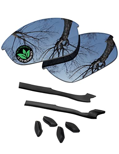 Image of Raydi Replacement Lenses & Rubber Kits for Oakley Half Jacket 2.0 OO9144 | Half Jacket 2.0 XL Rectangular Sunglasses