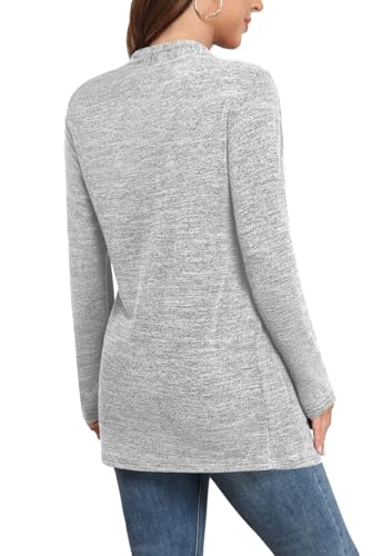 Image of Yincro Womens Lightweight Cardigan Long Sleeve Open Front Casual Sweater Cardigans with Pockets