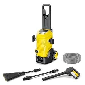 Kärcher high-pressure washer K 5 WCM Flex eco!Booster, pressure: max. 145 bar, flow rate: 500 l/h, coverage: 40 m²/h, weight: 12.5 kg, flexible high-pressure hose, eco!Booster