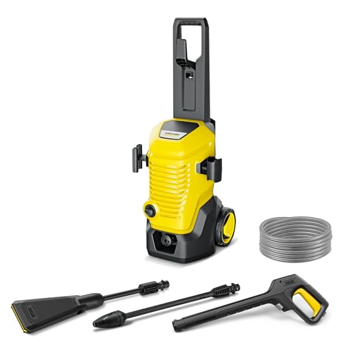 Kärcher high-pressure washer K 5 WCM Flex eco!Booster, pressure: max. 145 bar, flow rate: 500 l/h, coverage: 40 m²/h, weight: 12.5 kg, flexible high-pressure hose, eco!Booster