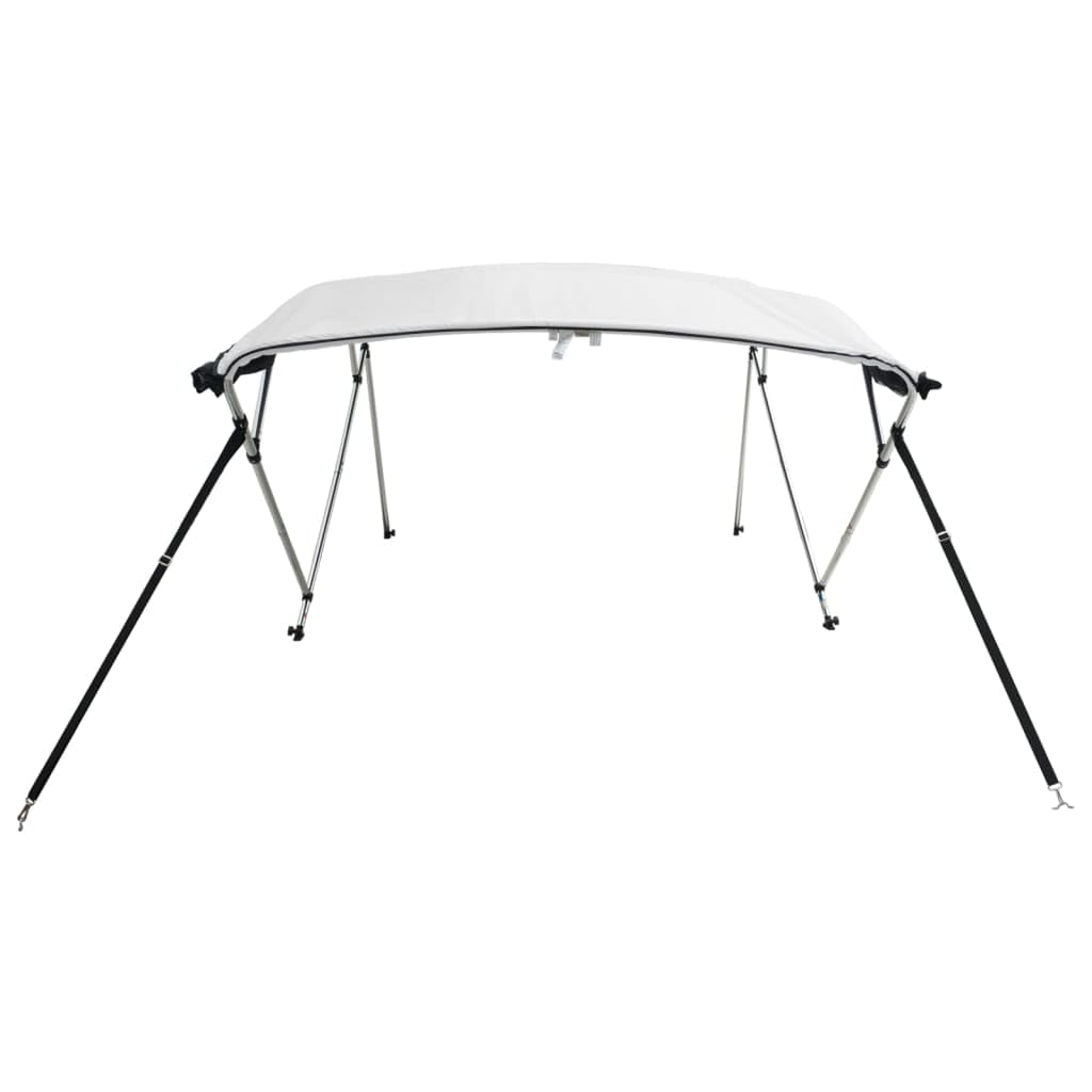 Top Bimini 4-Bow con pannelli laterali, 243 x 200-213 x 137 cm, 100% poliestere con rivestimento in PU, telaio in alluminio, acciaio inossidabile 316, resistente ai raggi UV, impermeabile, resistente