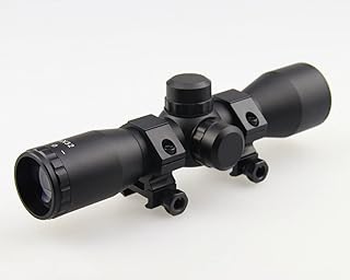 Tactical 4X32 Compact .223 .308 Scope/w Rings Mil-Dot Reticle - TACFUN