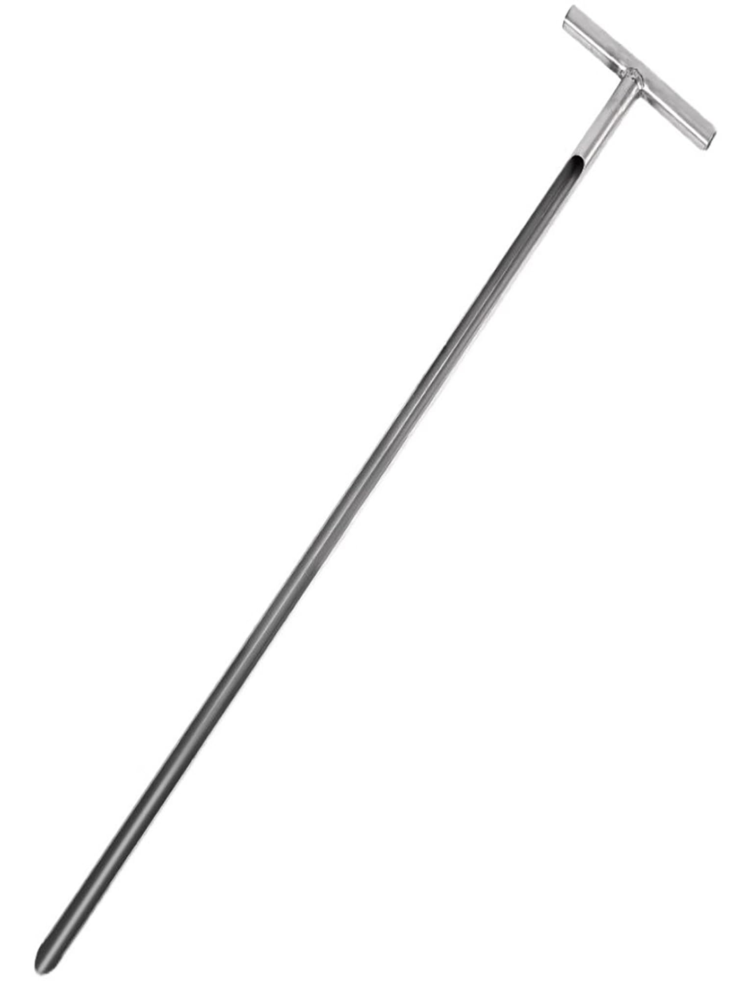PULaif Soil Grain Sampler Probe, Stainless Steel Grain Sampling Probe Multiple Lengths 40cm to 150cm Multiple Diameters 1.9cm to 3.2cm(1.9cm,150cm)