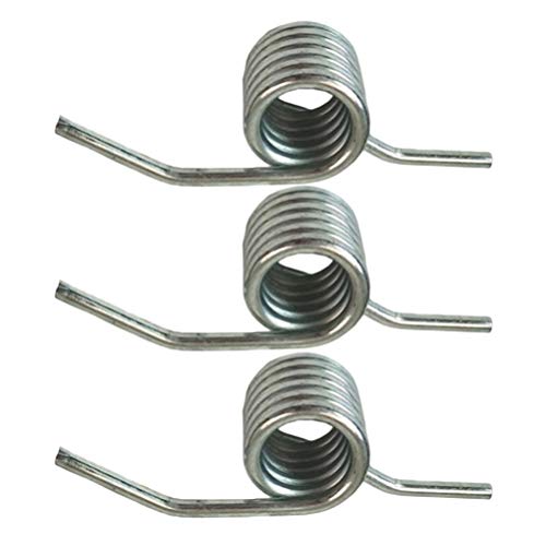 CLISPEED Ressort de Rappel de Poignée de Torsion pour Cric Hydraulique de Plancher de 3 Tonnes Côté Droit Argent 3 Pièces