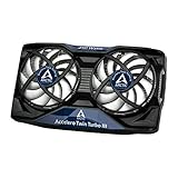 Arctic Accelero Twin Turbo III - Enfriador con 2 Ventiladores de 92 mm de Tarjetas gráficas silenciosos y disipador - Negro