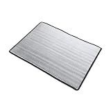 MOKKHNB Pannello Parasole per Lavatrice Barriera Termica in Alluminio e Magneti, Resistente All'acqua, Misura 50x70 Cm, Design Elegante e Moderno per Balcone Esterno