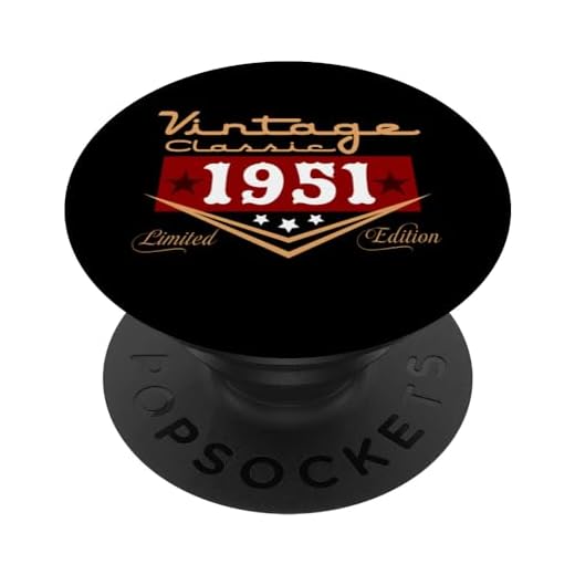 Decoraciones vintage de 73 cumpleaños vintage 1951 73 cumpleaños PopSockets PopGrip Intercambiable