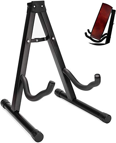 JUAREZ JRGS100 Heavy-Duty Metal Folding Guitar Stand | Universal ...