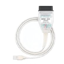 OBD2 Diagnostic Cable for Toyota Lexus Scion, USB Diagnostic Scanner Cable Compatible for TIS Techstream and 32/64 bit Windows, Driver/APP Must Be Installed