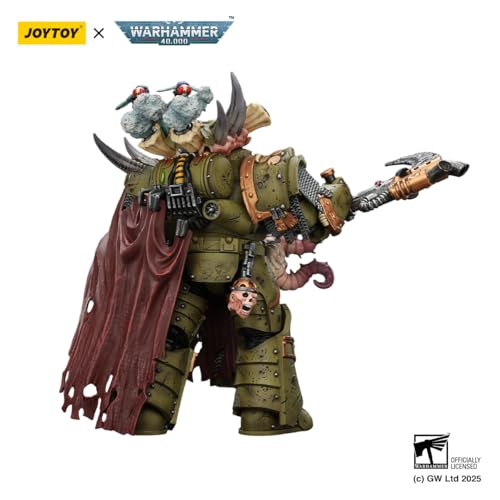 Image of JOYTOY Warhammer 40k Death Guard Deathshroud 2 1 /18 Action Figure