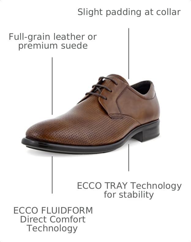 Image of ECCO Men's Citytray Cap Toe Tie