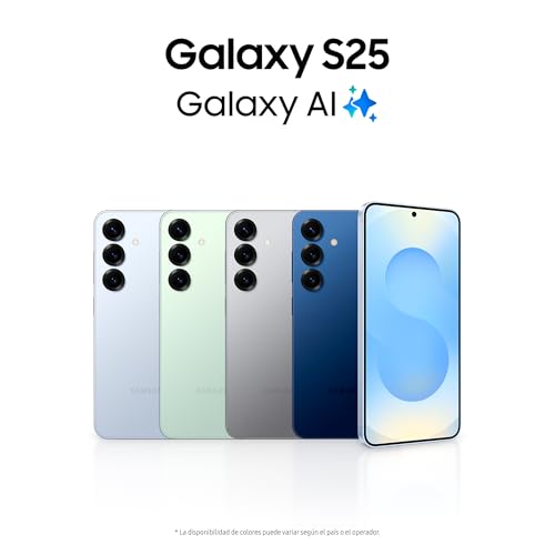 Miniatura 2 de Samsung Galaxy S25 512GB Teléfono Móvil con IA, Galaxy AI, 12GB RAM, Cámara 50MP, Dual SIM, IP68, Garantía del Fabricante 3 Años + 1 Año Extra, Color Azul (Versión Española)