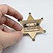 SQEYYGI Metal Sheriff Badges for Kids, Girls & Adults - Western Police Vest Badge, Cowboy Party Decoration (2)