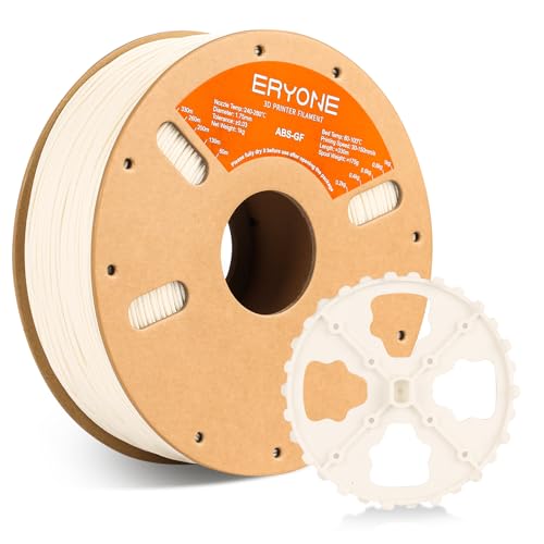 ERYONE ABS Filament, ABS+ 3D Printer Filament 1.75mm +/- 0.03mm, Heat Resistant, High Toughness & Impact Resistance, 1kg