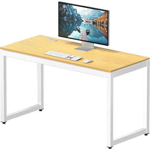 SHW 48-Inch Commercial-Grade Office Computer Desk, Oak