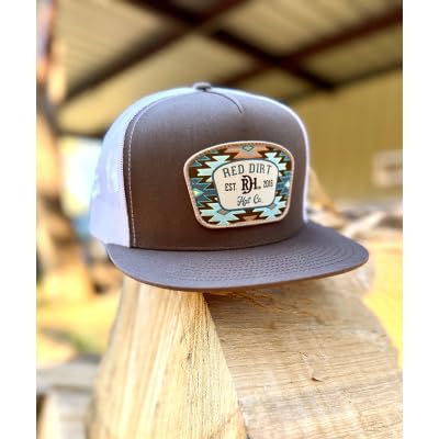 Image of Red Dirt Hat Company Aztec Print Adjustable Snapback Hat