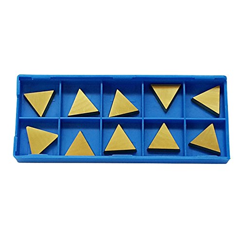 10 PC TPG-322 Tin Coated Turning Carbide Inserts