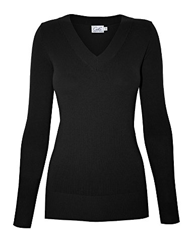 Image of Cielo Women's Solid Soft Stretch Pullover Knit Sweater