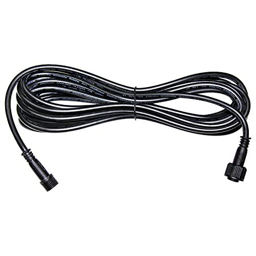 Outdoor LED Solar Flood Street Security Light 2 Pin Plug Power Connection Extension Cord Cable Waterproof 16.4Ft Used for TENKOO Lighting Solar Panel Powered (1 Pack)
