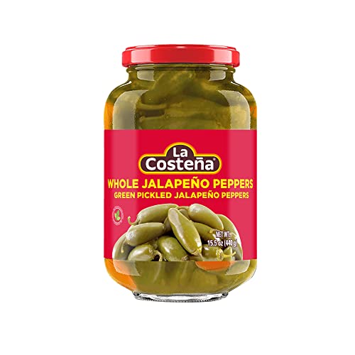 La Costena Whole Jalapeno Peppers in Glass Jar 440g