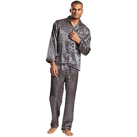 Undercover Mens Satin Pyjamas 981045 Navy L Cover