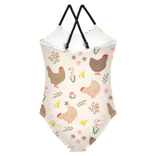Image of CaTaKu Girls Swimsuits One Piece Bathing Suits Toddler Summer Beach Swimsuits Girls Swimwear 2-8 Years