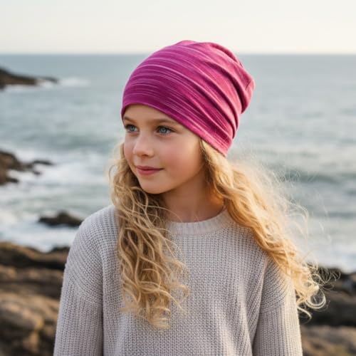 Gorro para niñas y niños reversible de materiales ecológicos en talla Large 7