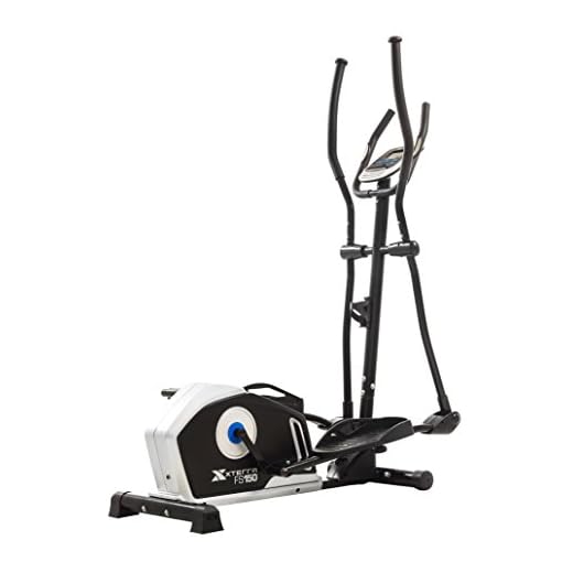 XTERRA Fitness FS150 Elliptical Trainer Equipment, 50" x 23" 64.2", Black